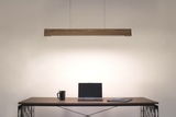 Pendant LED light 120cm oak brown