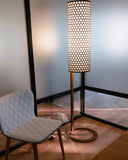 Metal floor lamp FNG 300 RUST EFFECT