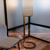 Metal floor lamp FNG 300 RUST EFFECT