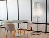 Metal floor lamp FNG 400 BLACK honeycomb