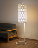 Metal floor lamp FNG 400 WHITE honeycomb