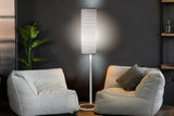 Metal floor lamp FNG 300 WHITE honeycomb