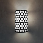 Wall light lamp FNS 150 BLACK honeycomb