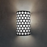 Wall light lamp FNS 150 BLACK honeycomb