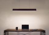 Pendant LED light 105cm oak wenge