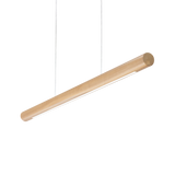 Pendant LED light 120cm oak natural