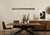 Pendant LED light 120cm oak wenge