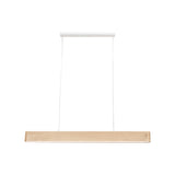 Pendant LED light 105cm oak natural 4000K