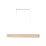 Pendant LED light 105cm oak natural 3000K