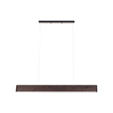 Pendant LED light 105cm oak wenge